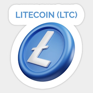 LITECOIN (LTC) cryptocurrency Sticker